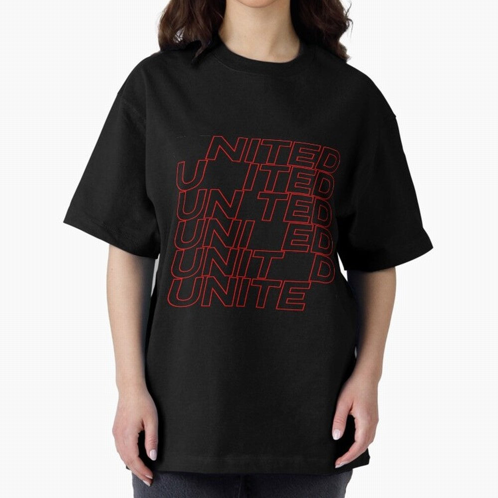 MAN UNITED - 2020 WHITE ILLUSTRATION Oversized T-Shirt Join the Countdown to FIFA World Cup 2026 Spirit, Made for Portugal, Spain and Germany, Neymar, Haaland and Cristiano Ronaldo, Sports Nostalgia, International Competition, Famous Players and