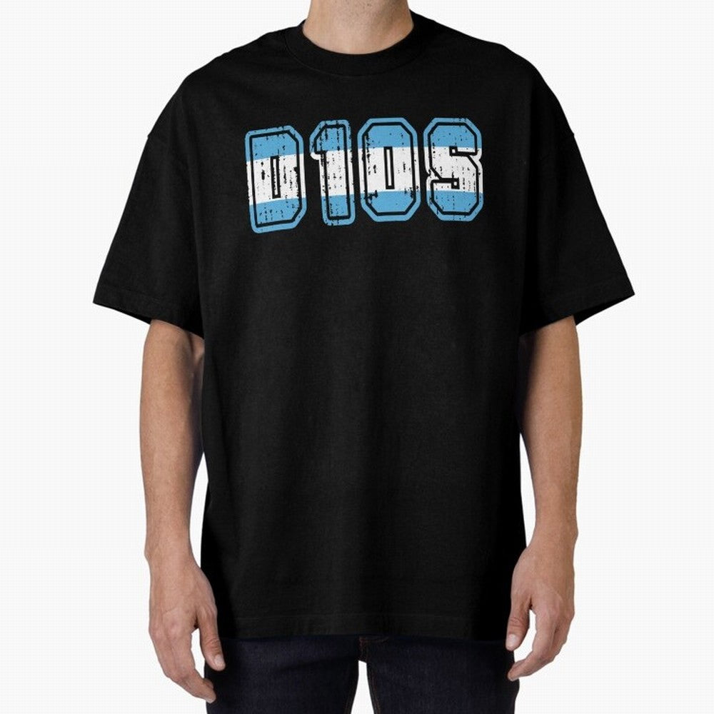 Dios Oversized T-Shirt Show Love for Legendary Goals in the FIFA World Cup 2026 Journey through Messi, CR7 and Mbappe Highlights, England and Germany Pride, Fan Favorite Moments, National Team Passion, Big Match Drama and Soccer History; Made for