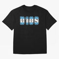 Dios Oversized T-Shirt Show Love for Legendary Goals in the FIFA World Cup 2026 Journey through Messi, CR7 and Mbappe Highlights, England and Germany Pride, Fan Favorite Moments, National Team Passion, Big Match Drama and Soccer History; Made for