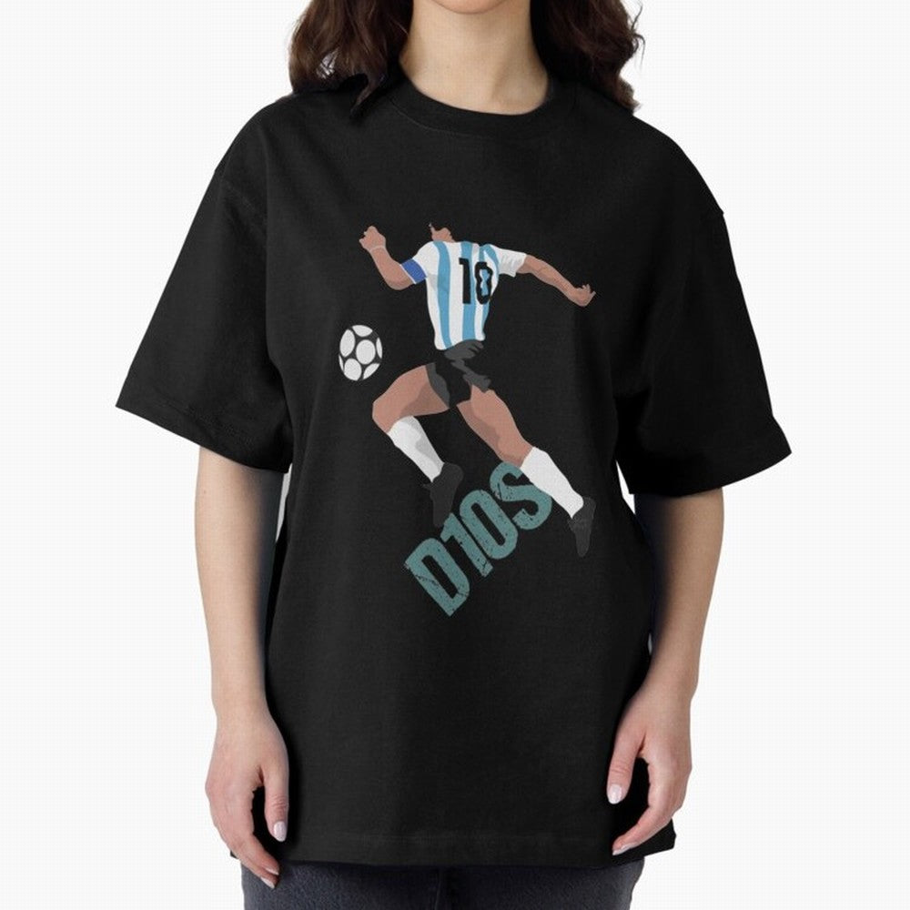 D10S Oversized T-Shirt Show Passion for the Stars of Match Day Hype around FIFA World Cup 2026 Group Stage, Haaland, England and Germany, Stadium Memories, Football Loyalty, International Chants and Championship Tradition; Built for Supporters