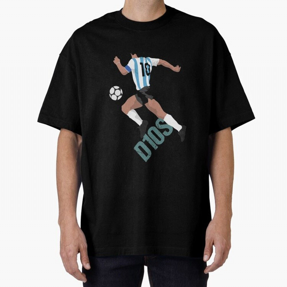 D10S Oversized T-Shirt Show Passion for the Stars of Match Day Hype around FIFA World Cup 2026 Group Stage, Haaland, England and Germany, Stadium Memories, Football Loyalty, International Chants and Championship Tradition; Built for Supporters