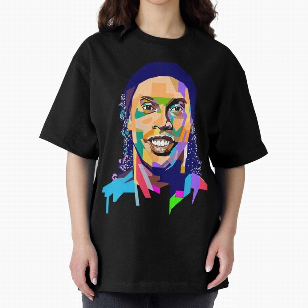 Ronaldinho Oversized T-Shirt Feel the FIFA World Cup 2026 USA Canada Mexico Journey through Mbappe and Neymar Highlights, Germany Pride, Stadium Memories, Football Loyalty, International Chants and Championship Tradition; Great for Supporters Who