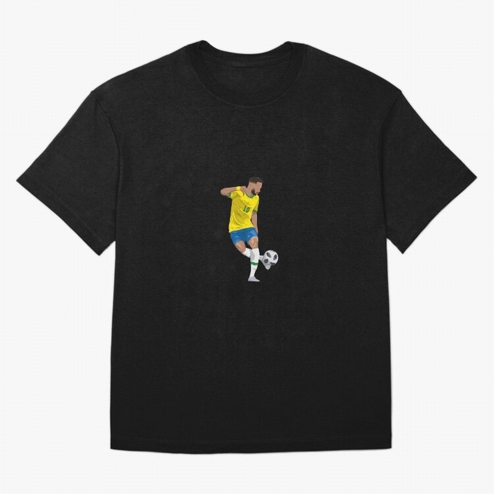 Neymar JR Minimalist Oversized T-Shirt Celebrate the Magic of FIFA World Cup 2026 USA Canada Mexico for Fans of CR7 and Messi and Portugal, Bringing Game Day Rituals, Football Legends, Country Pride and the Road to the Final; Made for Die Hard