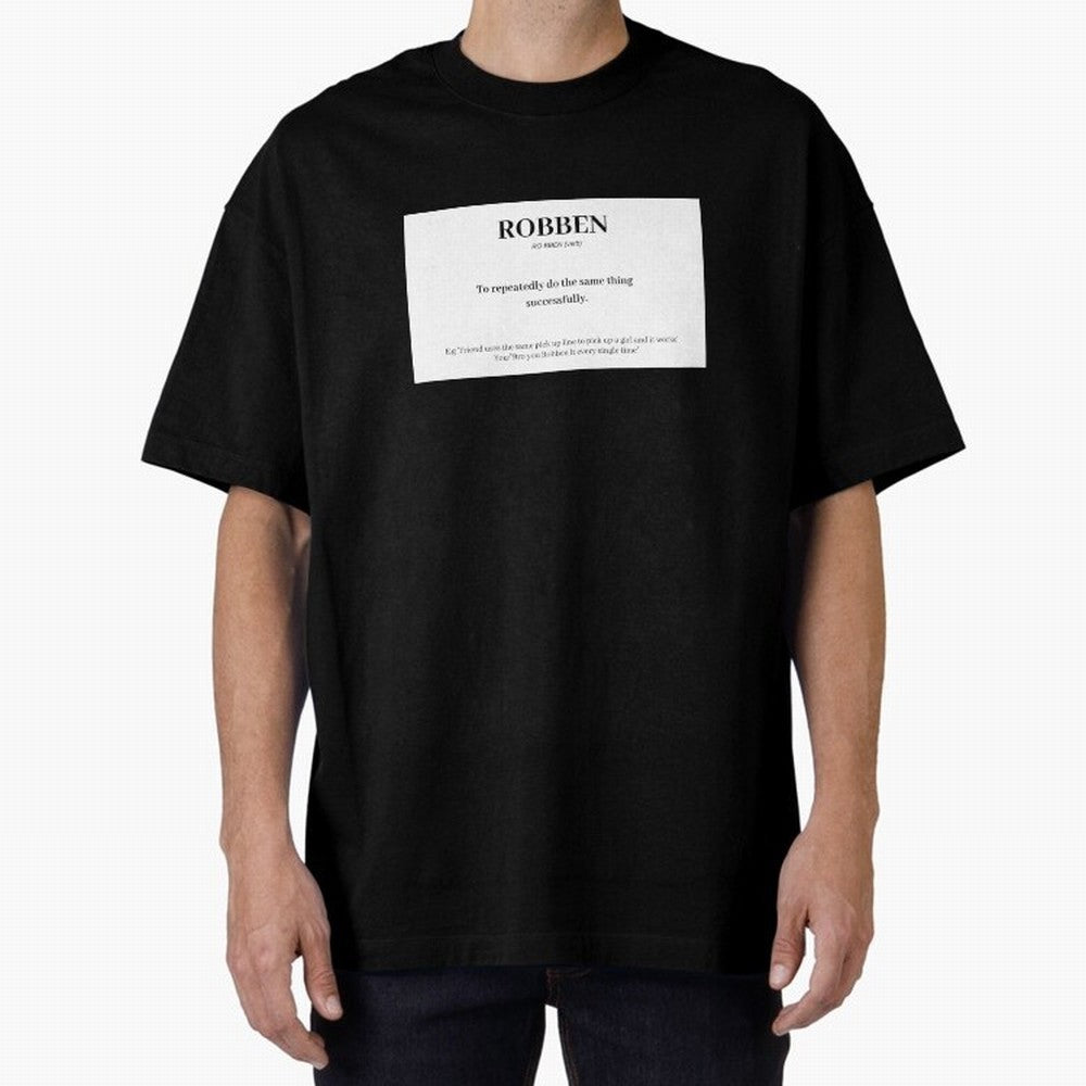 ROBBEN Oversized T-Shirt Show Passion for the Stars of FIFA World Cup 2026 USA Canada Mexico Made for Messi, CR7 and Mbappe, Netherlands Energy, Match Day Excitement, Supporter Culture, Golden Goals and Global Football Passion; Great for Supporters