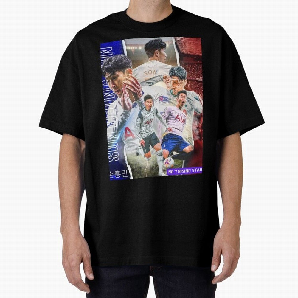 THE 7 STAR SON HEUNG MIN SPECIAL ON REDBUBBLE Oversized T-Shirt Enjoy Global Football Passion for FIFA World Cup 2026, Celebrating Messi, England, Supporter Pride, Iconic Celebrations, Legendary Names and Global Match Day Energy; Perfect for Fans,