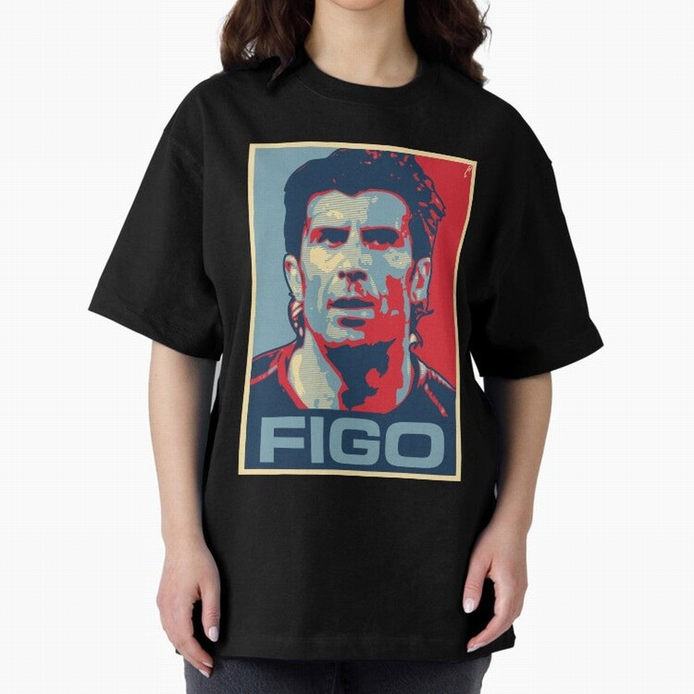 Figo Oversized T-Shirt Feel the Trophy Chase of Global Football Passion for FIFA World Cup 2026 USA Canada Mexico, Capturing Haaland, Portugal, Spain and Germany, Match Day Excitement, Supporter Culture, Golden Goals and Global Football Passion;