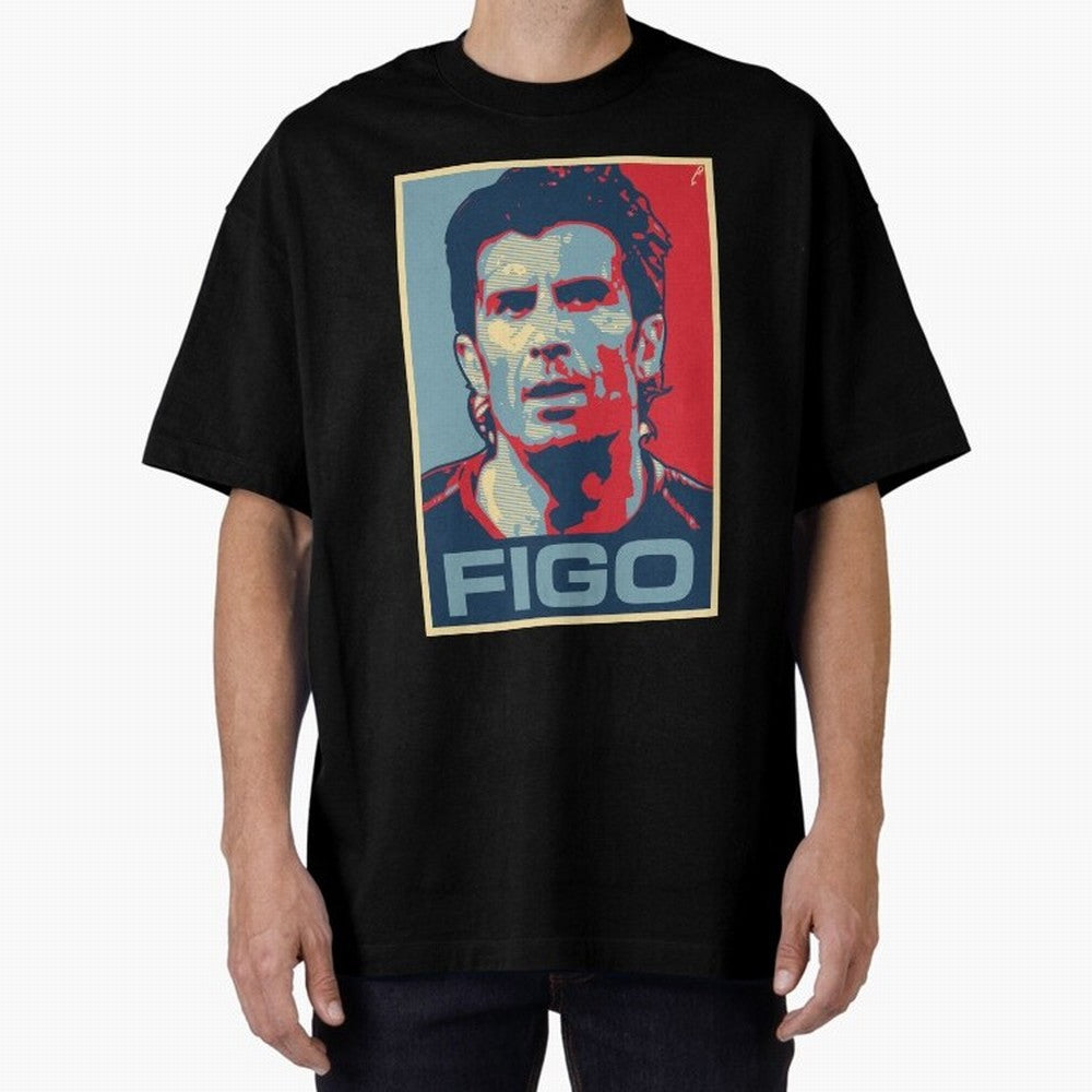 Figo Oversized T-Shirt Feel the Trophy Chase of Global Football Passion for FIFA World Cup 2026 USA Canada Mexico, Capturing Haaland, Portugal, Spain and Germany, Match Day Excitement, Supporter Culture, Golden Goals and Global Football Passion;
