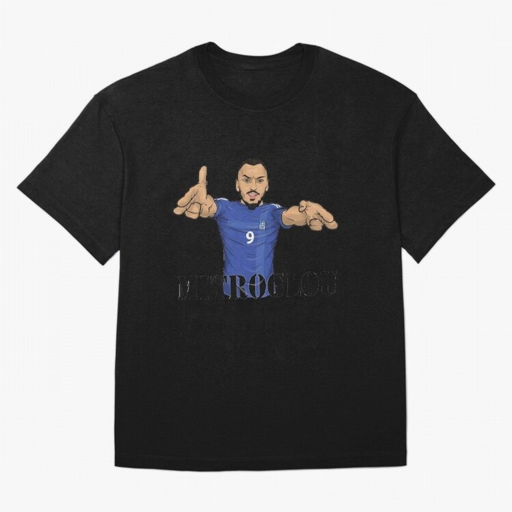 Kostantinos Mitroglou Oversized T-Shirt Honor the Beautiful Game during FIFA World Cup 2026 Filled with Messi, Portugal Energy, Classic Soccer Heritage, Championship Pressure, Fan Loyalty and International Pride; Great for Supporters Who Love