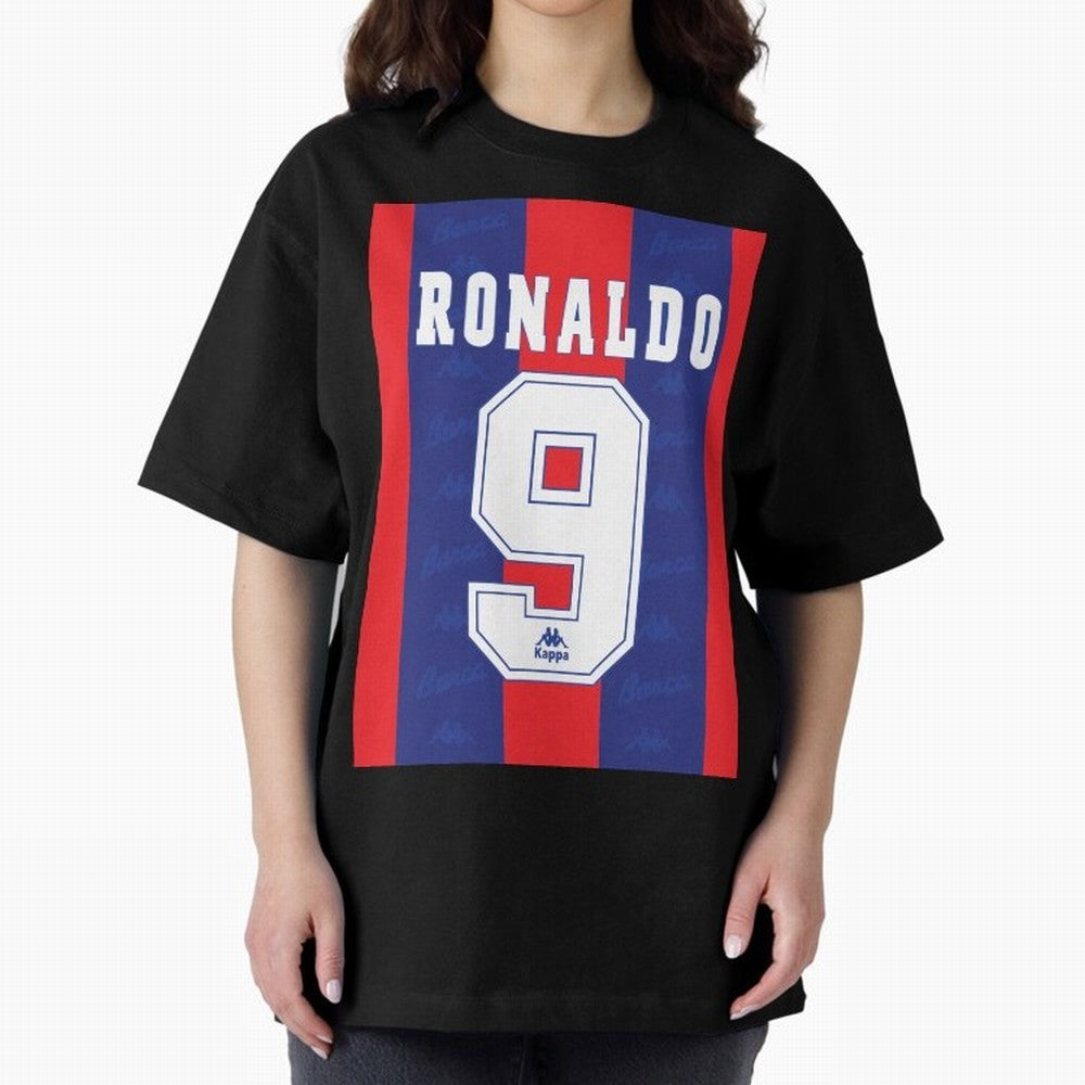 Barcelona Vintage Shirt 1995 Ronaldo 9 Oversized T-Shirt Represent the FIFA World Cup 2026 Journey through Neymar, Haaland and Cristiano Ronaldo Highlights, Germany Pride, Match Day Excitement, Supporter Culture, Golden Goals and Global Football