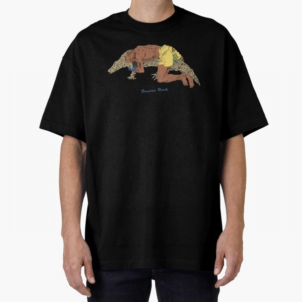 jacare rock Oversized T-Shirt Show Love for Legendary Goals in FIFA World Cup 2026 Featuring Cristiano Ronaldo, Argentina Energy, Championship Spirit, Famous Goals, Roaring Crowds and International Football Unity; Perfect for Fans, Collectors,