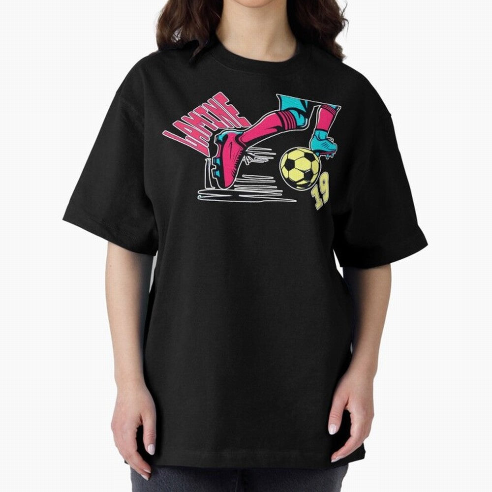 Lamine Yamal Oversized T-Shirt Celebrate Soccer Greatness during FIFA World Cup 2026 Group Stage for Fans of Haaland and France and Portugal, Bringing Sports Nostalgia, International Competition, Famous Players and Unforgettable Victories; Perfect