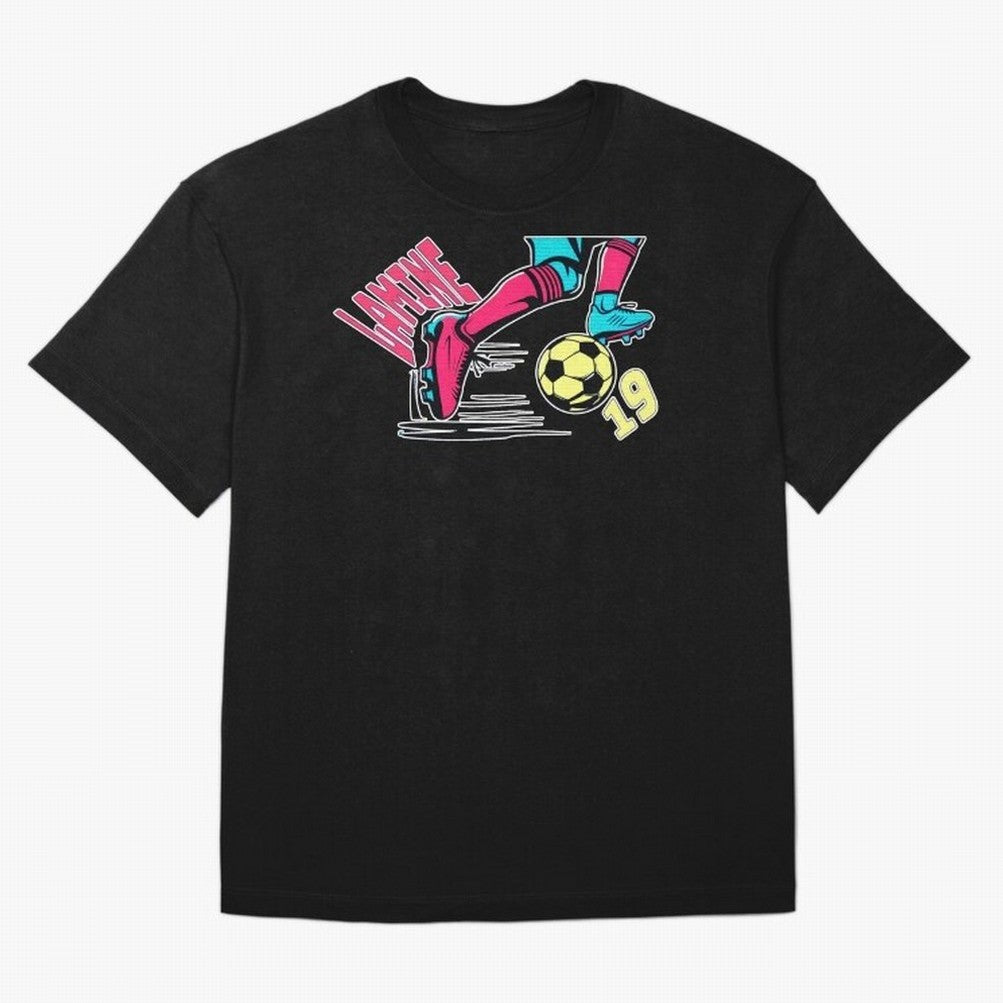 Lamine Yamal Oversized T-Shirt Celebrate Soccer Greatness during FIFA World Cup 2026 Group Stage for Fans of Haaland and France and Portugal, Bringing Sports Nostalgia, International Competition, Famous Players and Unforgettable Victories; Perfect