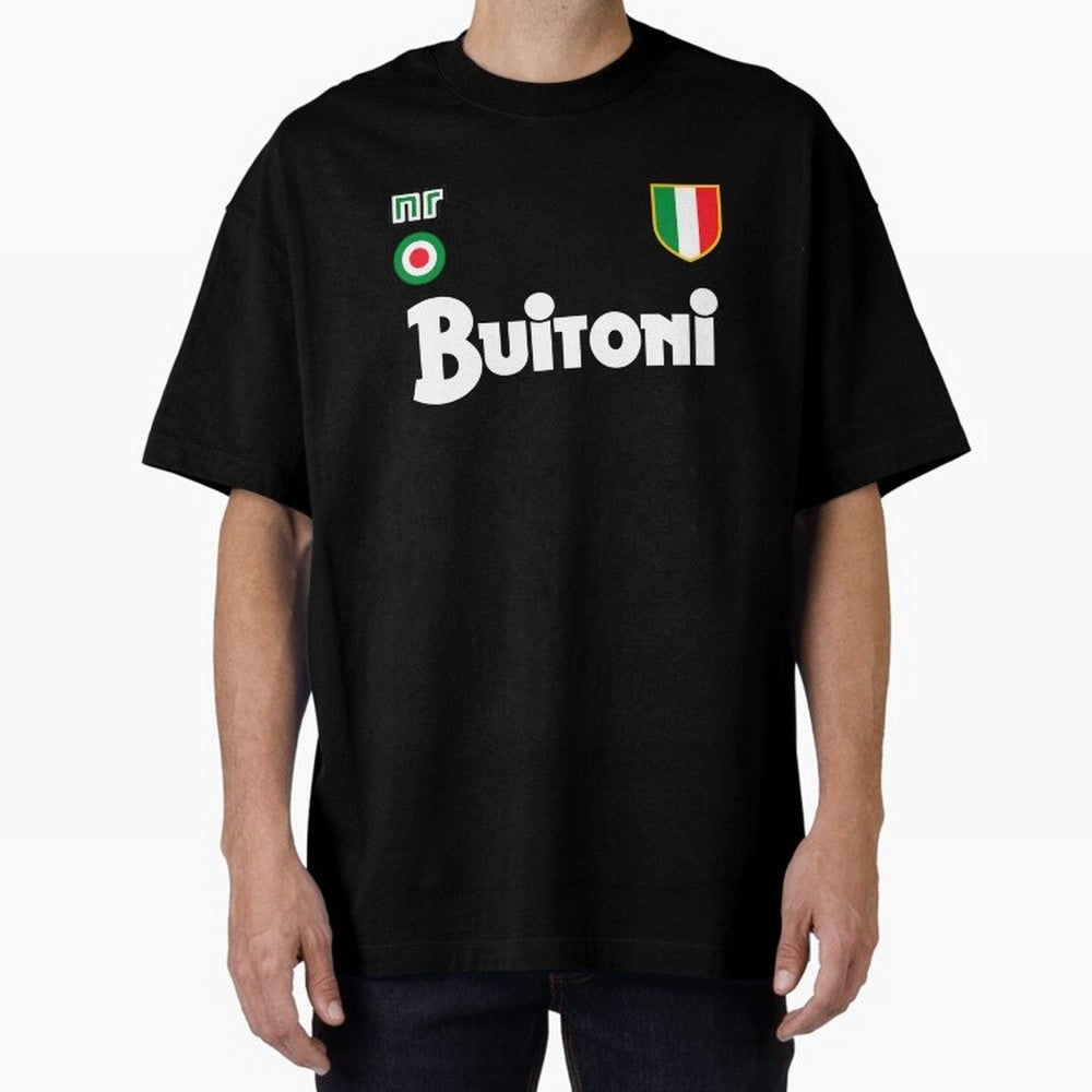 Napoli 1987 Oversized T-Shirt Show Support during FIFA World Cup 2026 USA Canada Mexico Filled with Mbappe, Portugal Energy, Stadium Chants, National Pride, Trophy Dreams and Unforgettable Football Memories; Great for Watch Parties, Sports Bars,