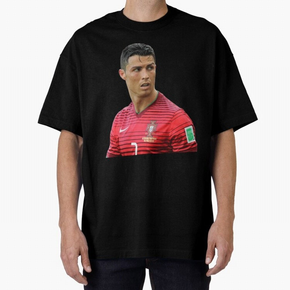 Ronaldo @AmazinProDesign Oversized T-Shirt Bring Stadium Energy to FIFA World Cup 2026 Group Stage Spirit, with Argentina, France and Brazil, Messi, Neymar and Mbappe, Champion Mindset, Group Stage Buzz, Knockout Tension and Passionate Fan Culture;