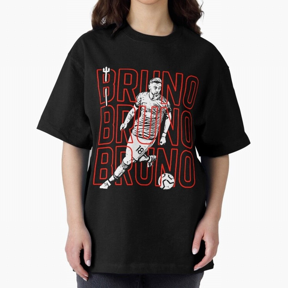 Bruno Fernandes - Manchester United Oversized T-Shirt Cheer for FIFA World Cup 2026 USA Canada Mexico Highlighting Cristiano Ronaldo, Haaland and CR7, England and Germany Energy, Game Day Rituals, Football Legends, Country Pride and the Road to the