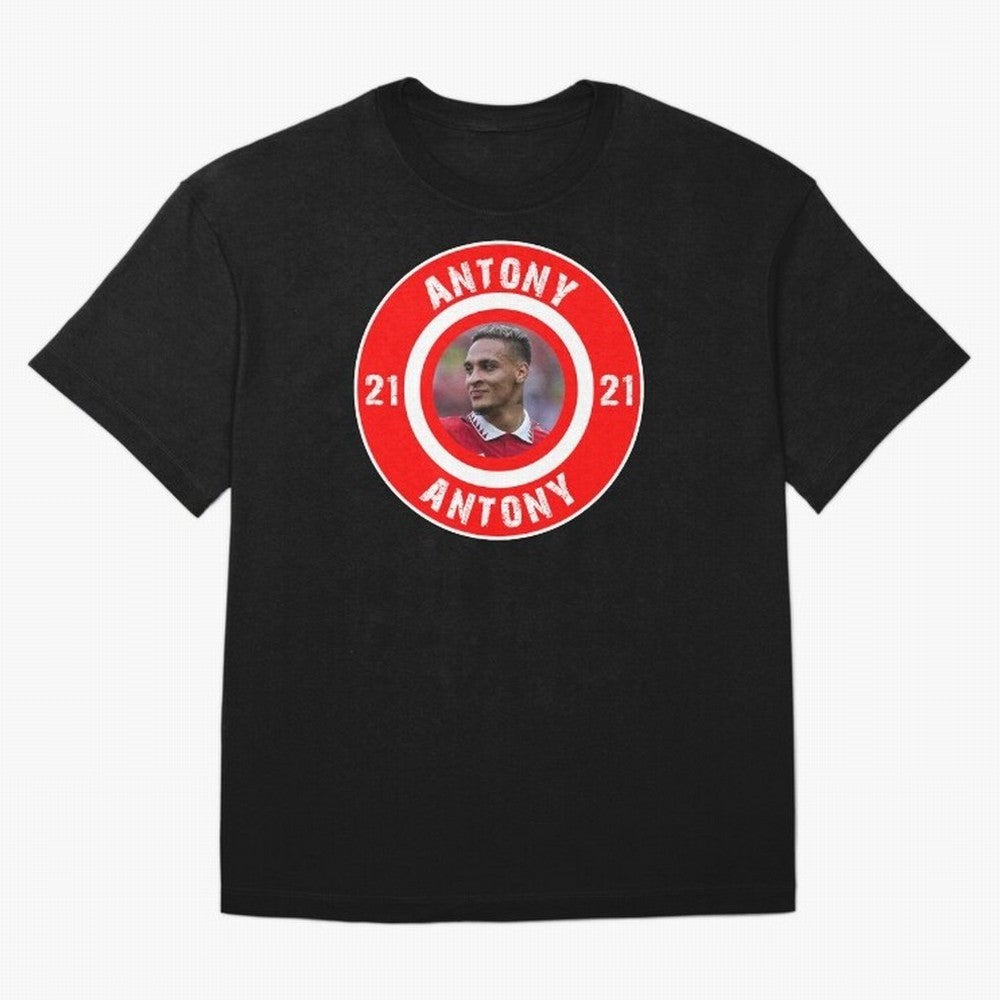 Antony Oversized T-Shirt Show Love for Legendary Goals in FIFA World Cup 2026 USA Canada Mexico for Fans of Cristiano Ronaldo and Argentina, France and Brazil, Bringing Retro Football Energy, Iconic Rivalries, Trophy Chase Drama and Stadium