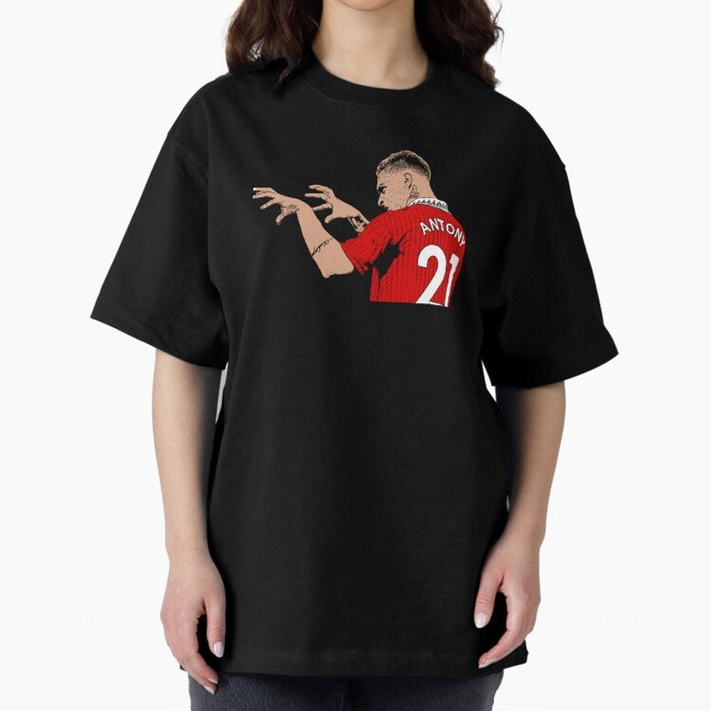 Antony Oversized T-Shirt Make Memories around FIFA World Cup 2026 for Fans of Cristiano Ronaldo and Brazil, Bringing Champion Mindset, Group Stage Buzz, Knockout Tension and Passionate Fan Culture; Great for Watch Parties, Sports Bars, Family