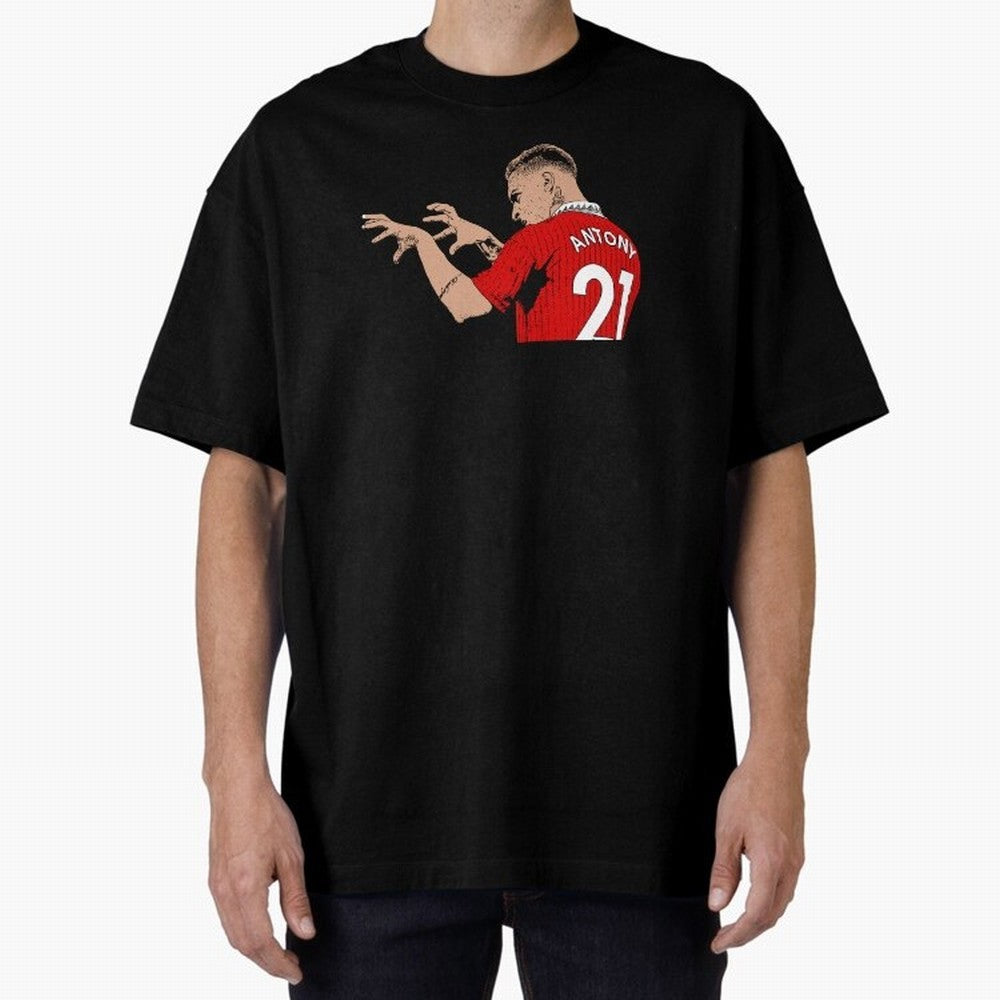 Antony Oversized T-Shirt Make Memories around FIFA World Cup 2026 for Fans of Cristiano Ronaldo and Brazil, Bringing Champion Mindset, Group Stage Buzz, Knockout Tension and Passionate Fan Culture; Great for Watch Parties, Sports Bars, Family