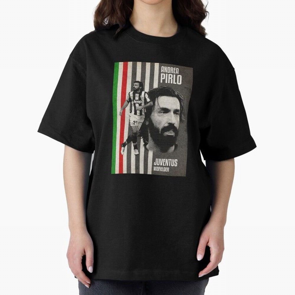 andrea pirlo juventus midfielder Oversized T-Shirt Honor Champions and Dreams in FIFA World Cup 2026 USA Canada Mexico Spirit, Filled with England and Germany, Haaland and Mbappe, Soccer Culture, Superstar Moments, National Team Dreams and