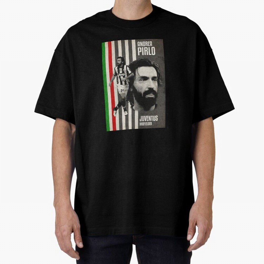 andrea pirlo juventus midfielder Oversized T-Shirt Honor Champions and Dreams in FIFA World Cup 2026 USA Canada Mexico Spirit, Filled with England and Germany, Haaland and Mbappe, Soccer Culture, Superstar Moments, National Team Dreams and