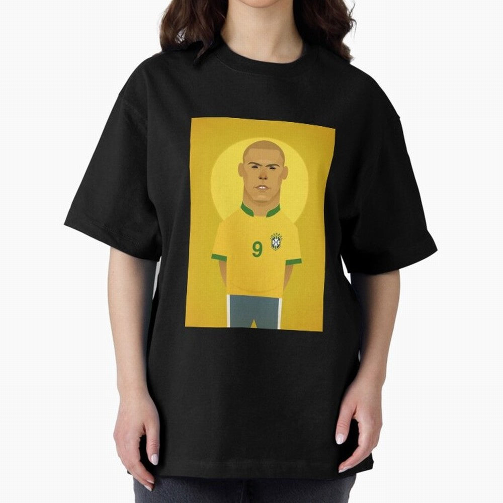 Brazilian Football Player from Milano Oversized T-Shirt Turn Up for the FIFA World Cup 2026 Journey through Messi, Neymar and Mbappe Highlights, France and Portugal Pride, Championship Spirit, Famous Goals, Roaring Crowds and International Football