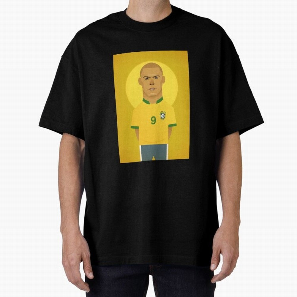 Brazilian Football Player from Milano Oversized T-Shirt Turn Up for the FIFA World Cup 2026 Journey through Messi, Neymar and Mbappe Highlights, France and Portugal Pride, Championship Spirit, Famous Goals, Roaring Crowds and International Football