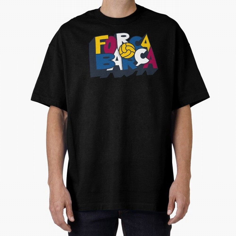 Forca Barca Classic T-Shirt Support FIFA World Cup 2026 Group Stage Spirit, Featuring Argentina, France and Brazil, Messi and Cristiano Ronaldo, Retro Football Energy, Iconic Rivalries, Trophy Chase Drama and Stadium Atmosphere; Great for Watch