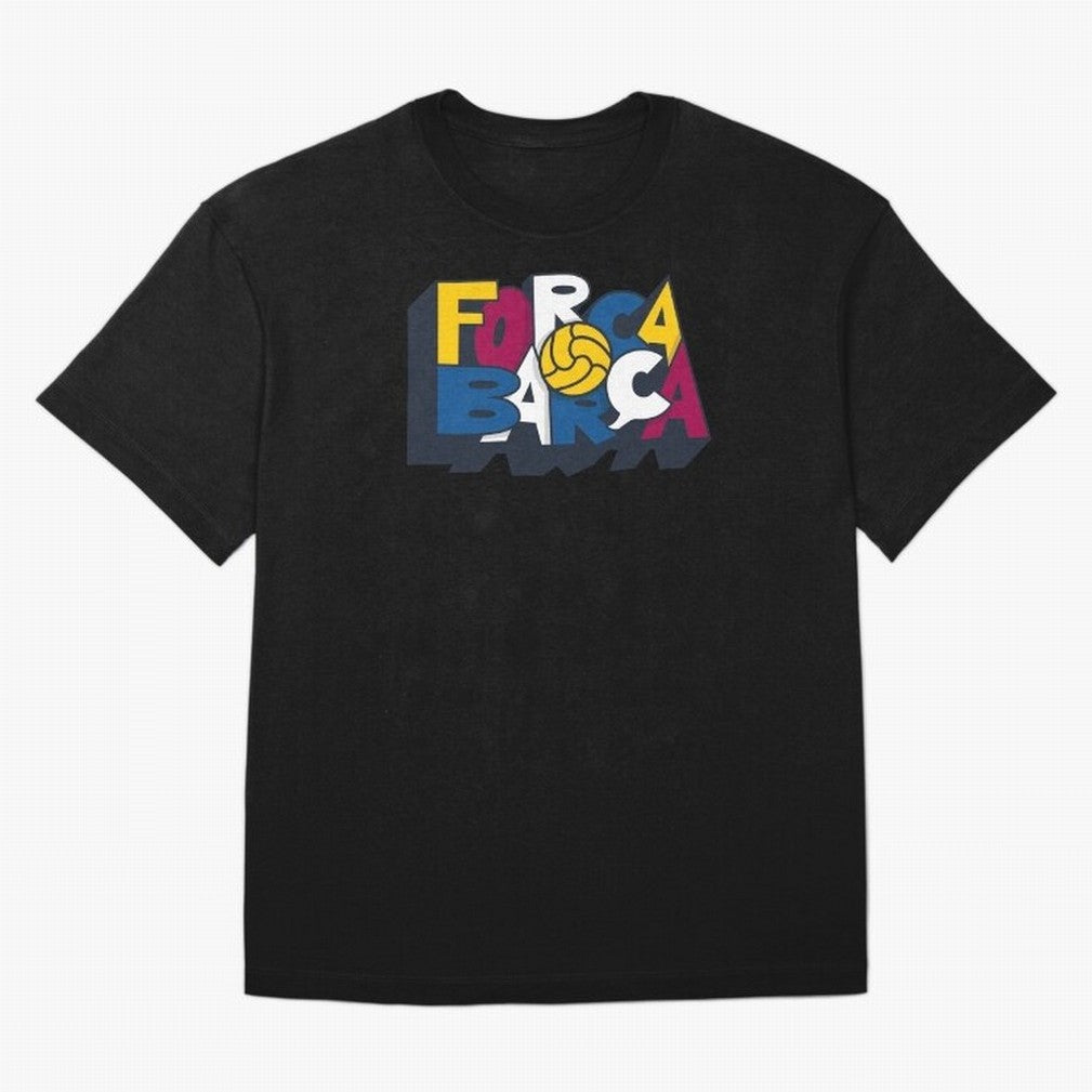 Forca Barca Classic T-Shirt Support FIFA World Cup 2026 Group Stage Spirit, Featuring Argentina, France and Brazil, Messi and Cristiano Ronaldo, Retro Football Energy, Iconic Rivalries, Trophy Chase Drama and Stadium Atmosphere; Great for Watch
