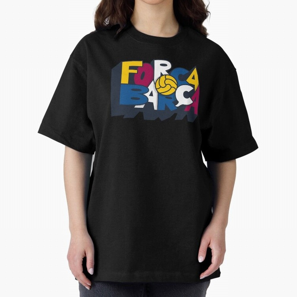 Forca Barca Classic T-Shirt Support FIFA World Cup 2026 Group Stage Spirit, Featuring Argentina, France and Brazil, Messi and Cristiano Ronaldo, Retro Football Energy, Iconic Rivalries, Trophy Chase Drama and Stadium Atmosphere; Great for Watch