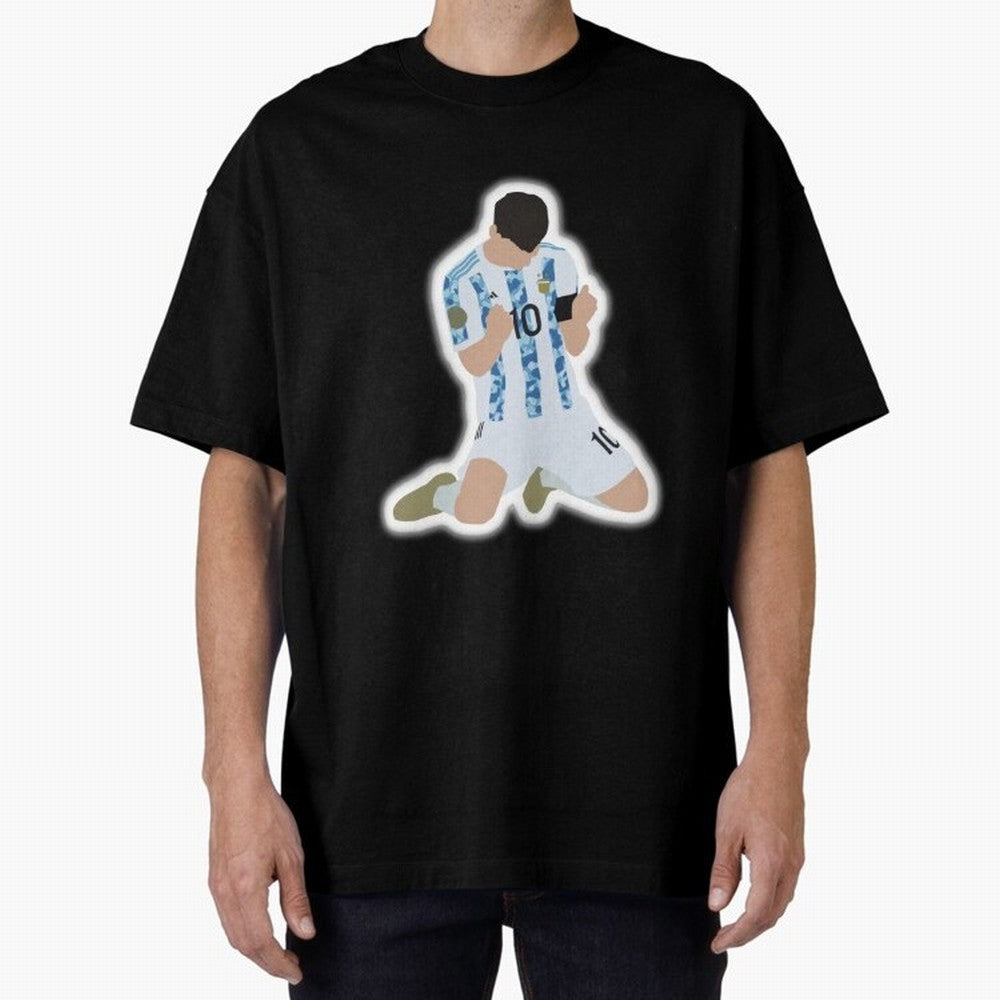 Messi Art Illustration Essential T-Shirt Refresh Global Football Passion for FIFA World Cup 2026 USA Canada Mexico, Made for Messi, CR7 and Mbappe, Brazil, Champion Mindset, Group Stage Buzz, Knockout Tension and Passionate Fan Culture; Ideal for