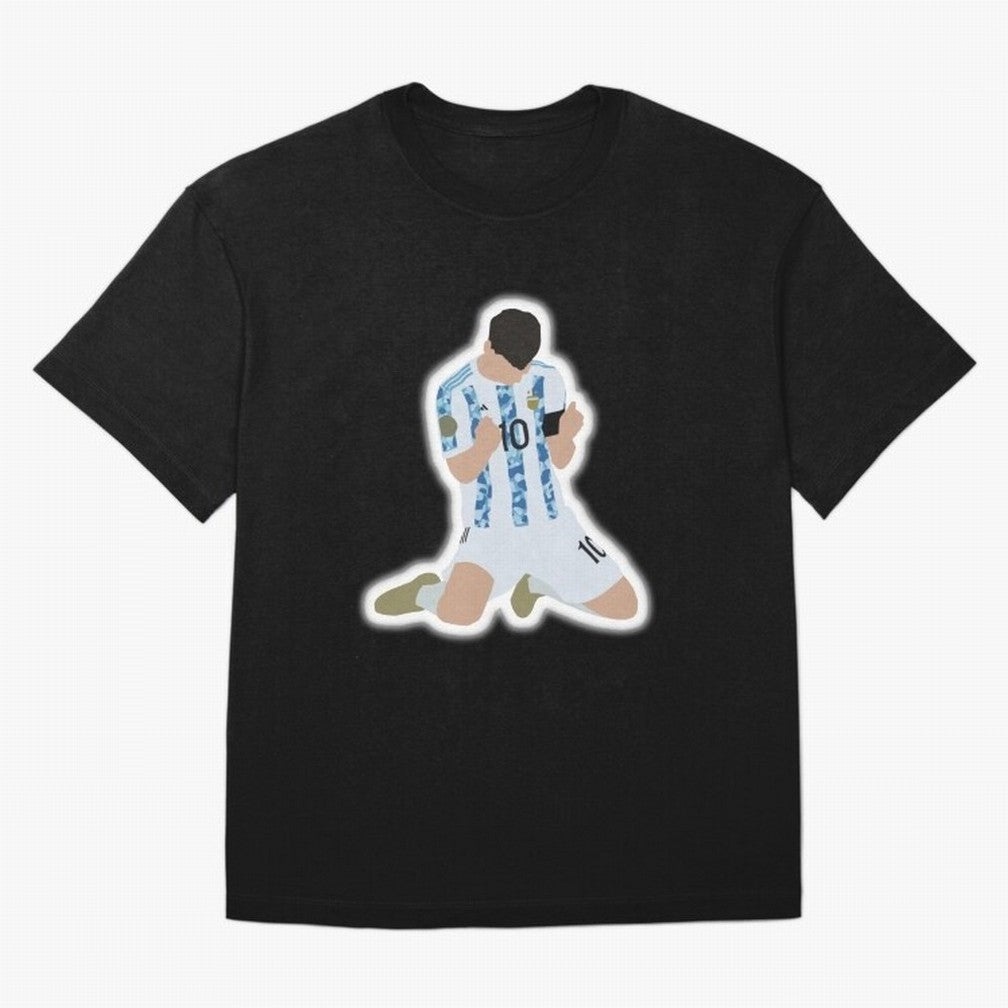 Messi Art Illustration Essential T-Shirt Refresh Global Football Passion for FIFA World Cup 2026 USA Canada Mexico, Made for Messi, CR7 and Mbappe, Brazil, Champion Mindset, Group Stage Buzz, Knockout Tension and Passionate Fan Culture; Ideal for