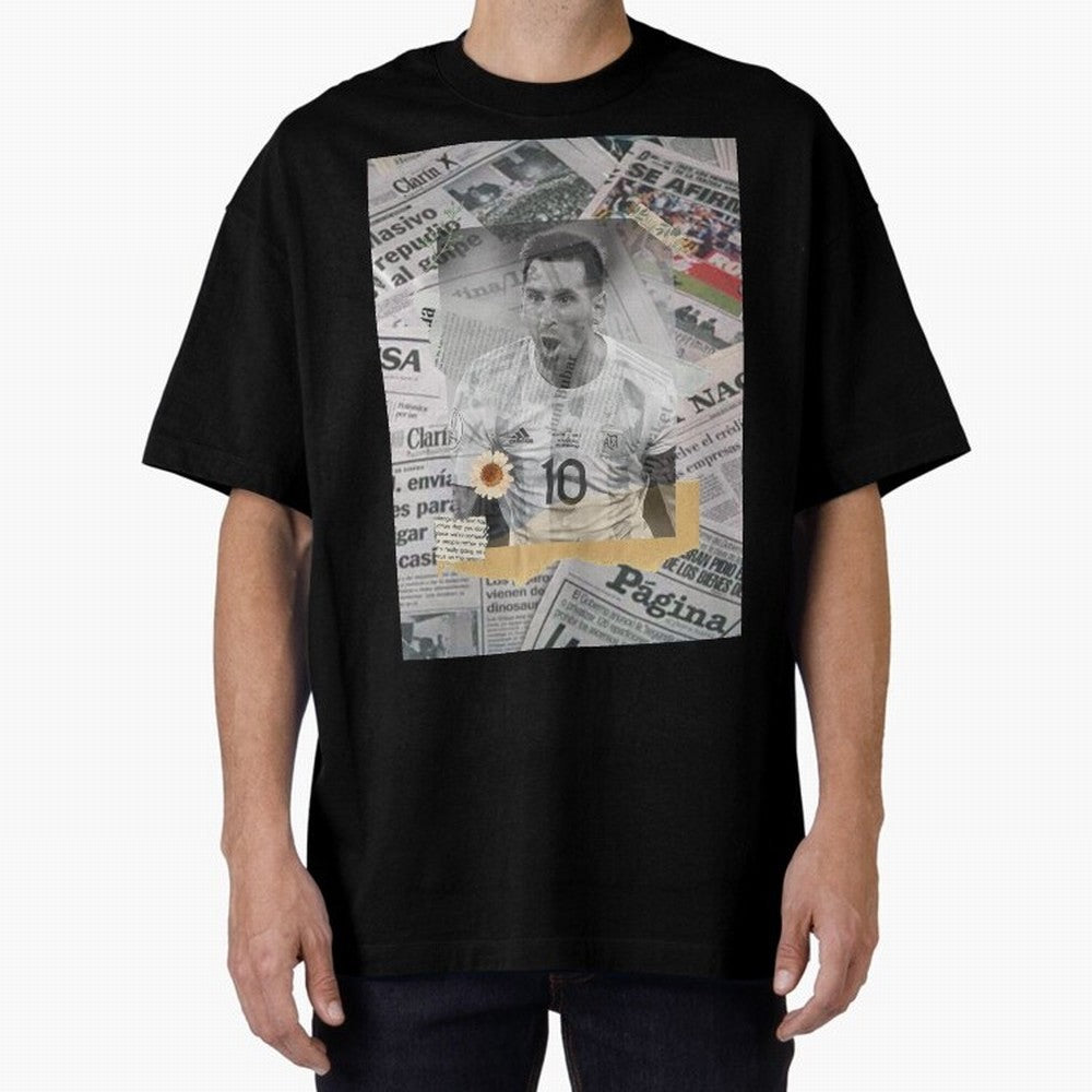 Lionel Messi The Greatest Oversized T-Shirt Celebrate Supporters United by FIFA World Cup 2026 USA Canada Mexico Connected to Mbappe, England and Germany Energy, Soccer Culture, Superstar Moments, National Team Dreams and Competitive Fire; Ideal