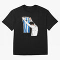 Art Messi Illustration Classic T-Shirt Follow FIFA World Cup 2026 USA Canada Mexico Spirit, Filled with Portugal, Spain and Germany, Haaland and Mbappe, Stadium Chants, National Pride, Trophy Dreams and Unforgettable Football Memories; Perfect for