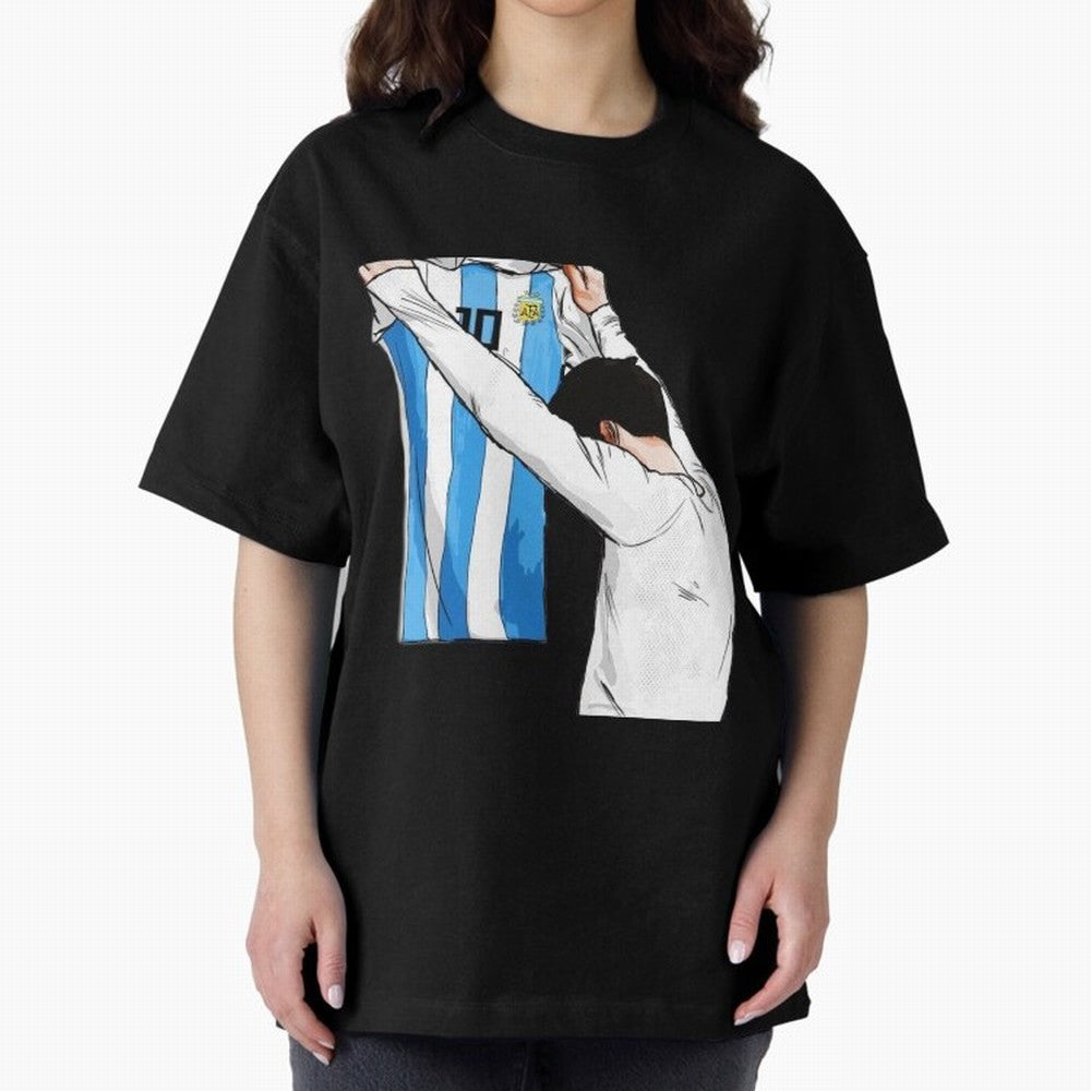 Lionel Messi holding his shirt, Argentina copa america Classic T-Shirt Discover Match Day Hype around FIFA World Cup 2026 USA Canada Mexico, CR7, England, Stadium Chants, National Pride, Trophy Dreams and Unforgettable Football Memories; Ideal for