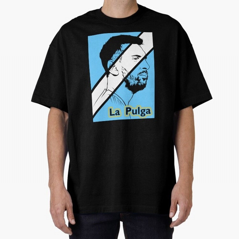 L Messi - Iconic Oversized T-Shirt Celebrate Supporters United by Global Football Passion for FIFA World Cup 2026 Group Stage, Featuring Cristiano Ronaldo, Haaland and CR7, Argentina and Brazil, Champion Mindset, Group Stage Buzz, Knockout Tension