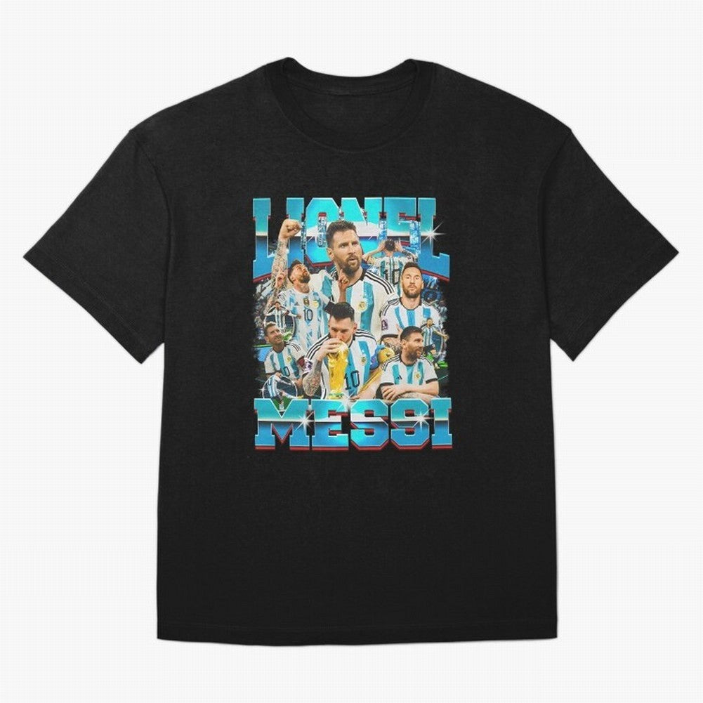 Lionel Messi Bootleg Essential T-Shirt Celebrate FIFA World Cup 2026 Group Stage Spirit, Celebrating Portugal, CR7 and Messi, Supporter Pride, Iconic Celebrations, Legendary Names and Global Match Day Energy; Ideal for Football Dads, Football Moms,