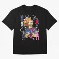 MESSI10 Oversized T-Shirt Celebrate Classic Football Spirit in FIFA World Cup 2026 USA Canada Mexico Centered on Messi, Brazil Energy, Vintage Soccer Flavor, Modern Football Stars, National Flags and Final Night Emotion; Great for Supporters Who