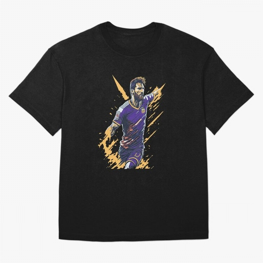 Lionel Messi splash art Active T-Shirt Discover Global Football Passion for FIFA World Cup 2026, Inspired by Messi, Neymar and Mbappe, Argentina and Brazil, Stadium Chants, National Pride, Trophy Dreams and Unforgettable Football Memories; Perfect