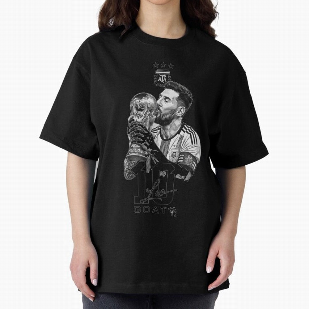 Messi GOAT World Cup Champion Classic T-Shirt Back the Journey through Global Football Passion for FIFA World Cup 2026 Group Stage, Connected to CR7 and Messi, Germany, Match Day Excitement, Supporter Culture, Golden Goals and Global Football