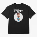 football POINT Oversized T-Shirt Celebrate Fan Favorites in Global Football Passion for FIFA World Cup 2026 Group Stage, Filled with Messi, CR7 and Mbappe, Spain, Goal Celebration Energy, Supporter Heritage, Football Icons and Worldwide Tournament