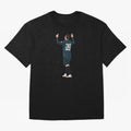 Messi Iconic Illustration Oversized T-Shirt Represent Fans Who Live for FIFA World Cup 2026 for Fans of Cristiano Ronaldo, Haaland and CR7 and Argentina, France and Brazil, Bringing Worldwide Fan Energy, Dramatic Goals, Stadium Lights and