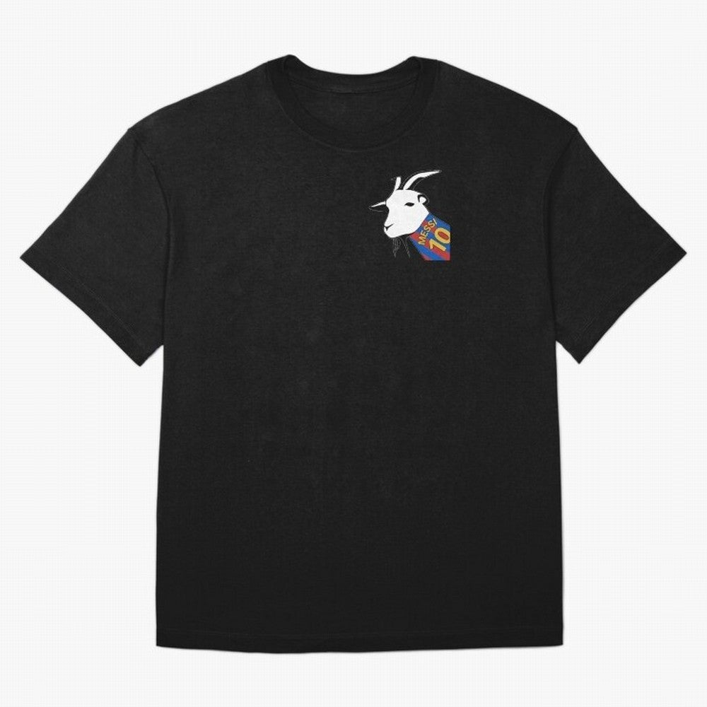 Messi Goat Barcelona Oversized T-Shirt Feel the Roar of Global Football Passion for FIFA World Cup 2026 USA Canada Mexico, Built around Cristiano Ronaldo, Brazil, Retro Football Energy, Iconic Rivalries, Trophy Chase Drama and Stadium Atmosphere;