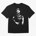 Black and white football player Classic T-Shirt Spotlight FIFA World Cup 2026 USA Canada Mexico Spirit, Made for Argentina and Brazil, Neymar, Worldwide Fan Energy, Dramatic Goals, Stadium Lights and Championship Celebrations; Perfect for