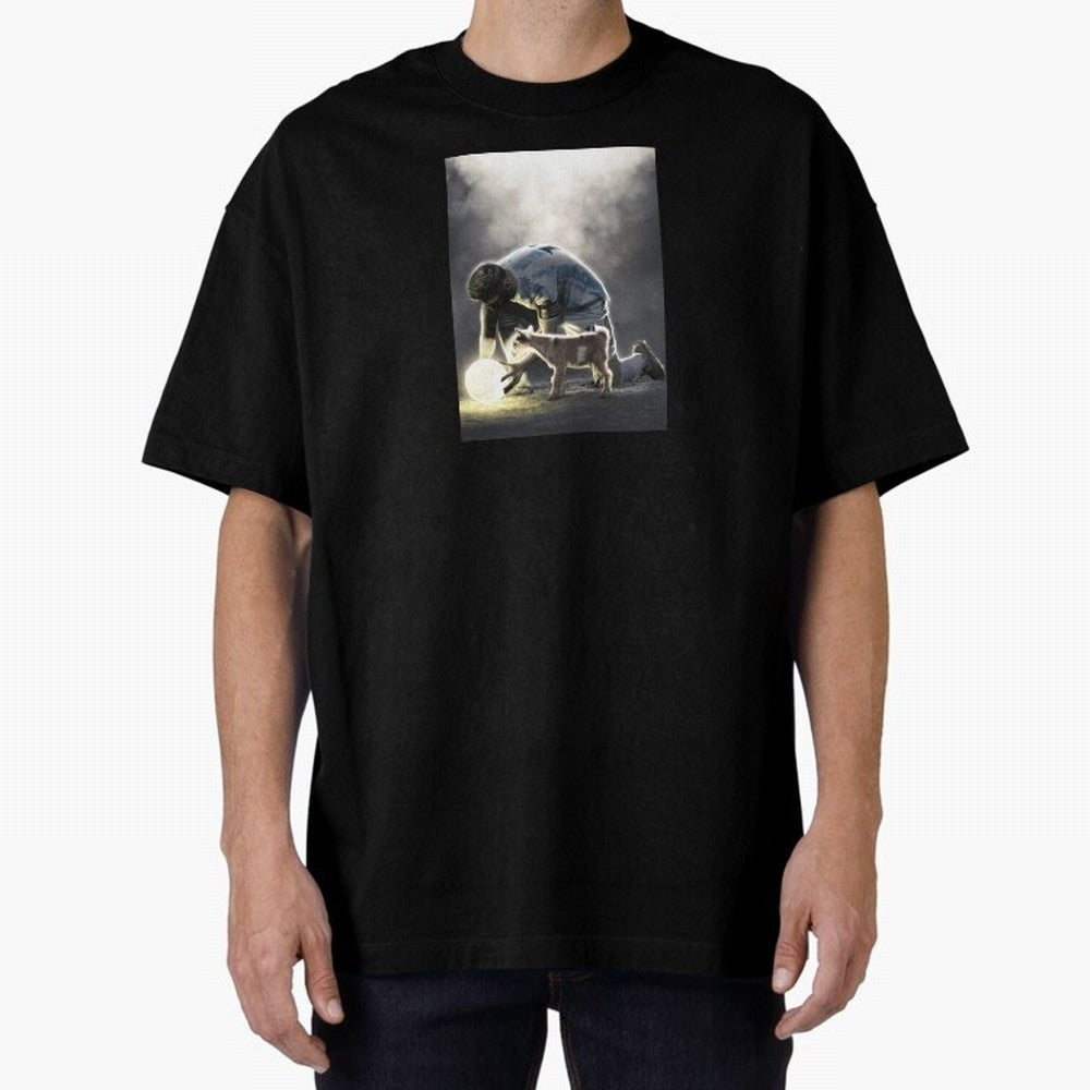LIONEL MESSI GOAT Oversized T-Shirt Feel the Trophy Chase of Global Football Passion for FIFA World Cup 2026 Group Stage, Centered on Haaland and Mbappe, England and Germany, Match Day Excitement, Supporter Culture, Golden Goals and Global Football