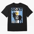 Argentina World Cup 2026 The Goat 10 Oversized T-Shirt Celebrate Soccer Greatness during FIFA World Cup 2026 for Fans of Cristiano Ronaldo, Haaland and CR7 and Portugal, Bringing Supporter Pride, Iconic Celebrations, Legendary Names and Global