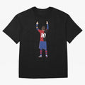 Lionel Messi Tribute To Dm Perfect Gift For You And Friends #v98 Classic T-Shirt Celebrate the Stars of Match Day Hype around FIFA World Cup 2026 Group Stage, Cristiano Ronaldo, Haaland and CR7, Netherlands, Stadium Memories, Football Loyalty,