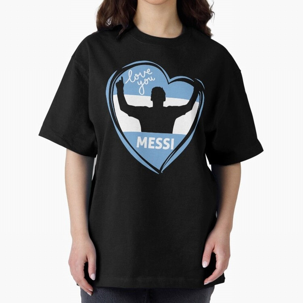 Love Lionel Messi Classic T-Shirt Stand with FIFA World Cup 2026 USA Canada Mexico Spirit, Highlighting Argentina, Neymar, Vintage Soccer Flavor, Modern Football Stars, National Flags and Final Night Emotion; Perfect for People Who Love Argentina,