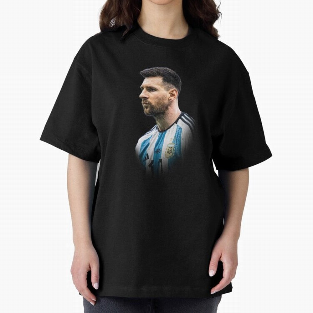 Lionel Messi Oversized T-Shirt Bring Match Day Fire to Global Football Passion for FIFA World Cup 2026 Group Stage, Highlighting Neymar, England and Germany, Football Festival Excitement, Trophy Ambitions, Country Rivalries and Star Player Buzz;