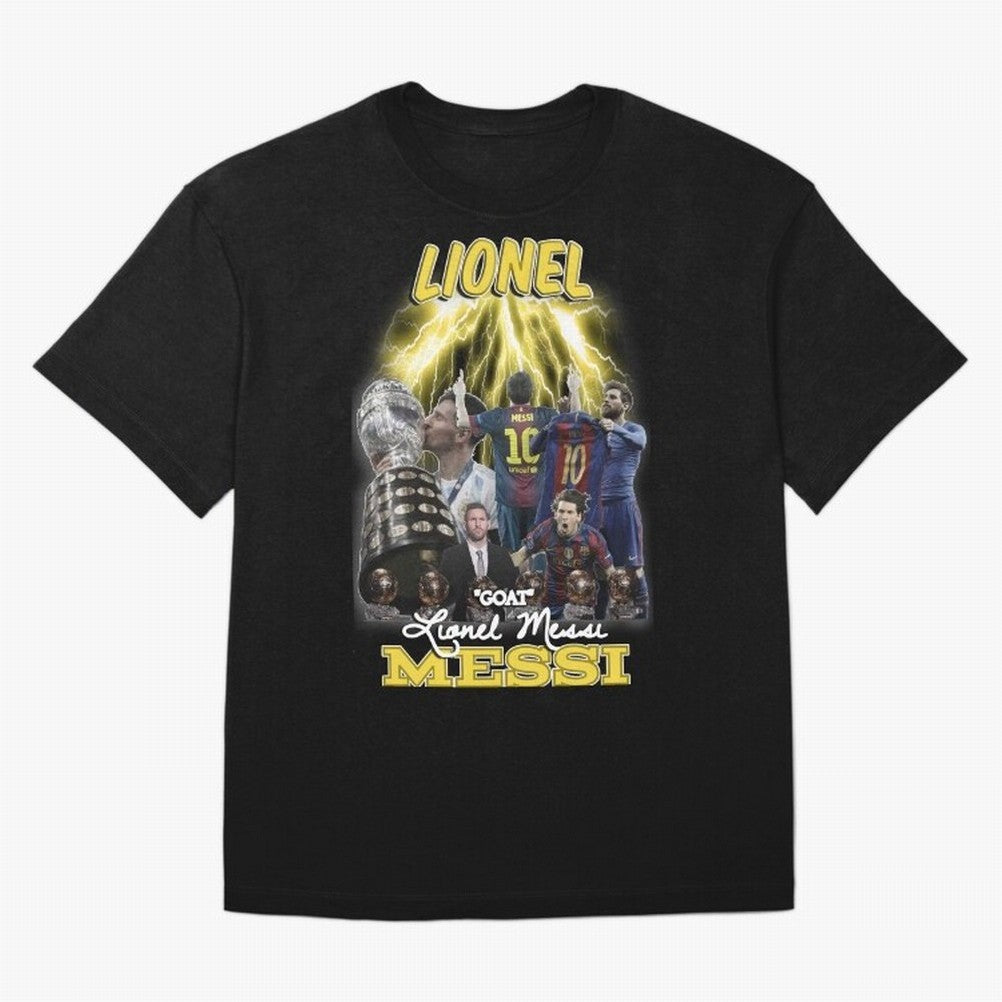 Lionel Messi: Barcelona & Argentina Classic T-Shirt Celebrate Supporters United by Global Football Passion for FIFA World Cup 2026 USA Canada Mexico, Filled with Cristiano Ronaldo, Haaland and CR7, England, France and Netherlands, Vintage Soccer