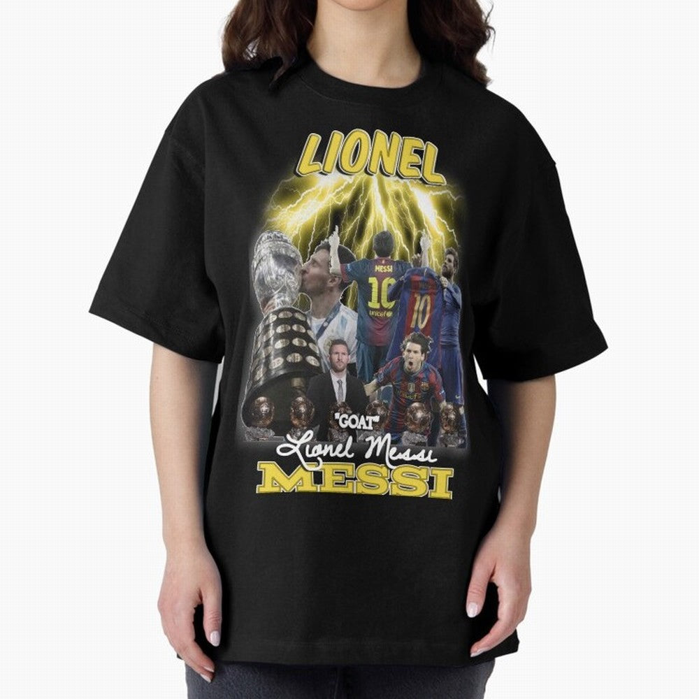 Lionel Messi: Barcelona & Argentina Classic T-Shirt Celebrate Supporters United by Global Football Passion for FIFA World Cup 2026 USA Canada Mexico, Filled with Cristiano Ronaldo, Haaland and CR7, England, France and Netherlands, Vintage Soccer
